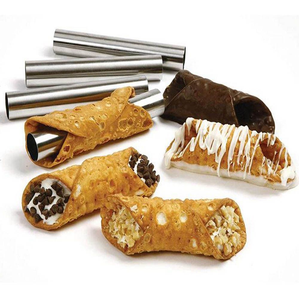 metal 6 pcs/set danish cannoli - Danish Pancake Pan recension och pris