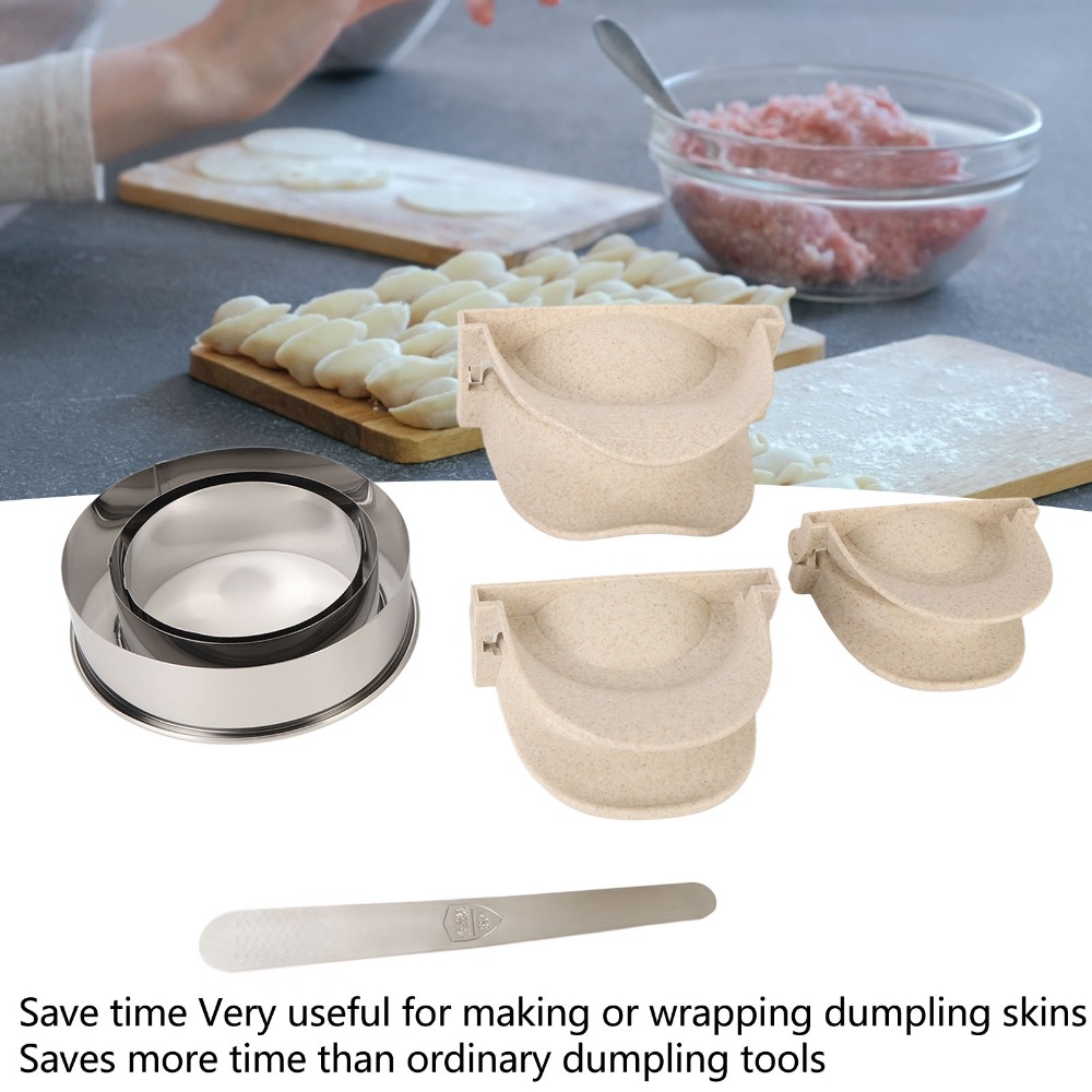 Plastic Stainless Steel Dumpli - Dumpling Press Set recension och pris