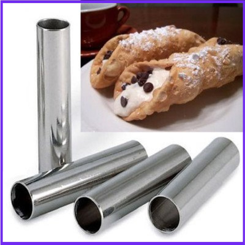 Alluminum Cannoli Forms, 4 Tub - Danish Pancake Pan recension och pris