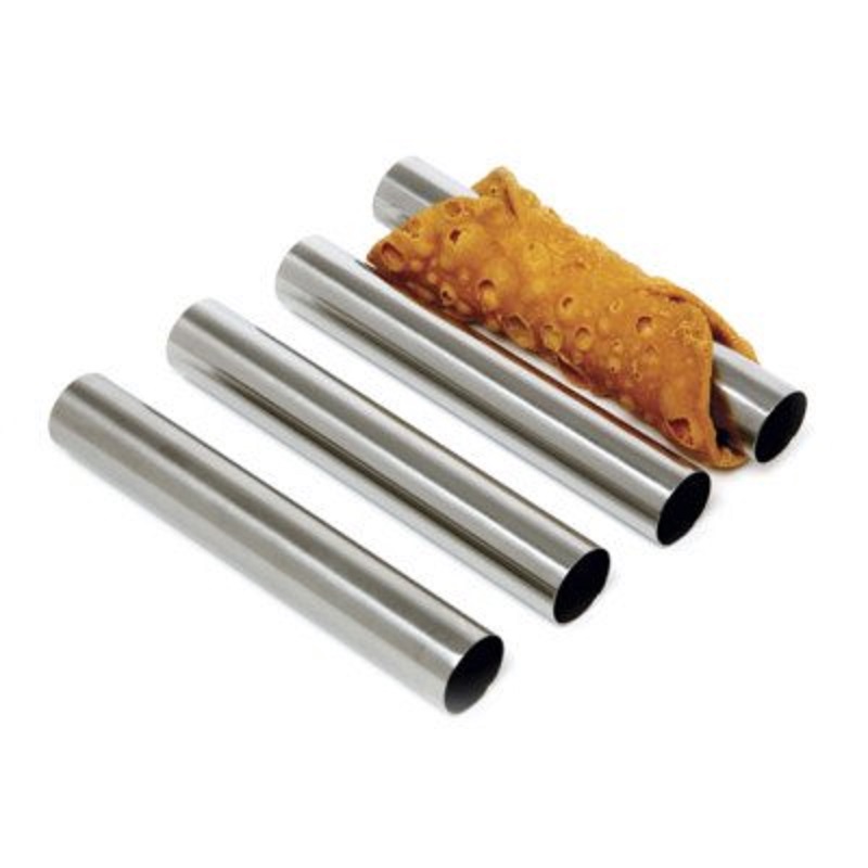 Alluminum Cannoli Forms, 4 Tub - Danish Pancake Pan recension och pris