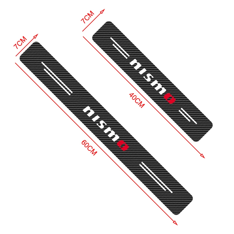 4Pcs Car Door Threshold Carbon - Crepe Pan Carbon recension och pris