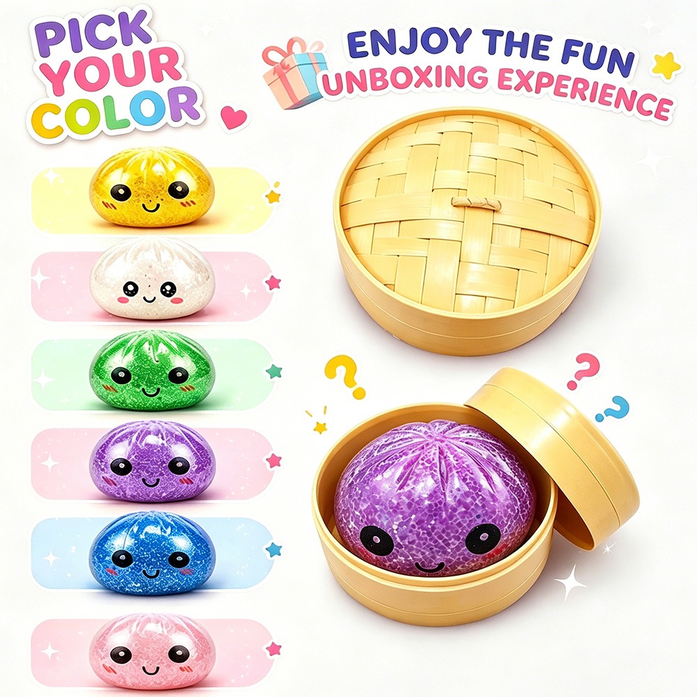 Mini New Glitter Steamed Bun S - Bao Steamer Bamboo recension och pris