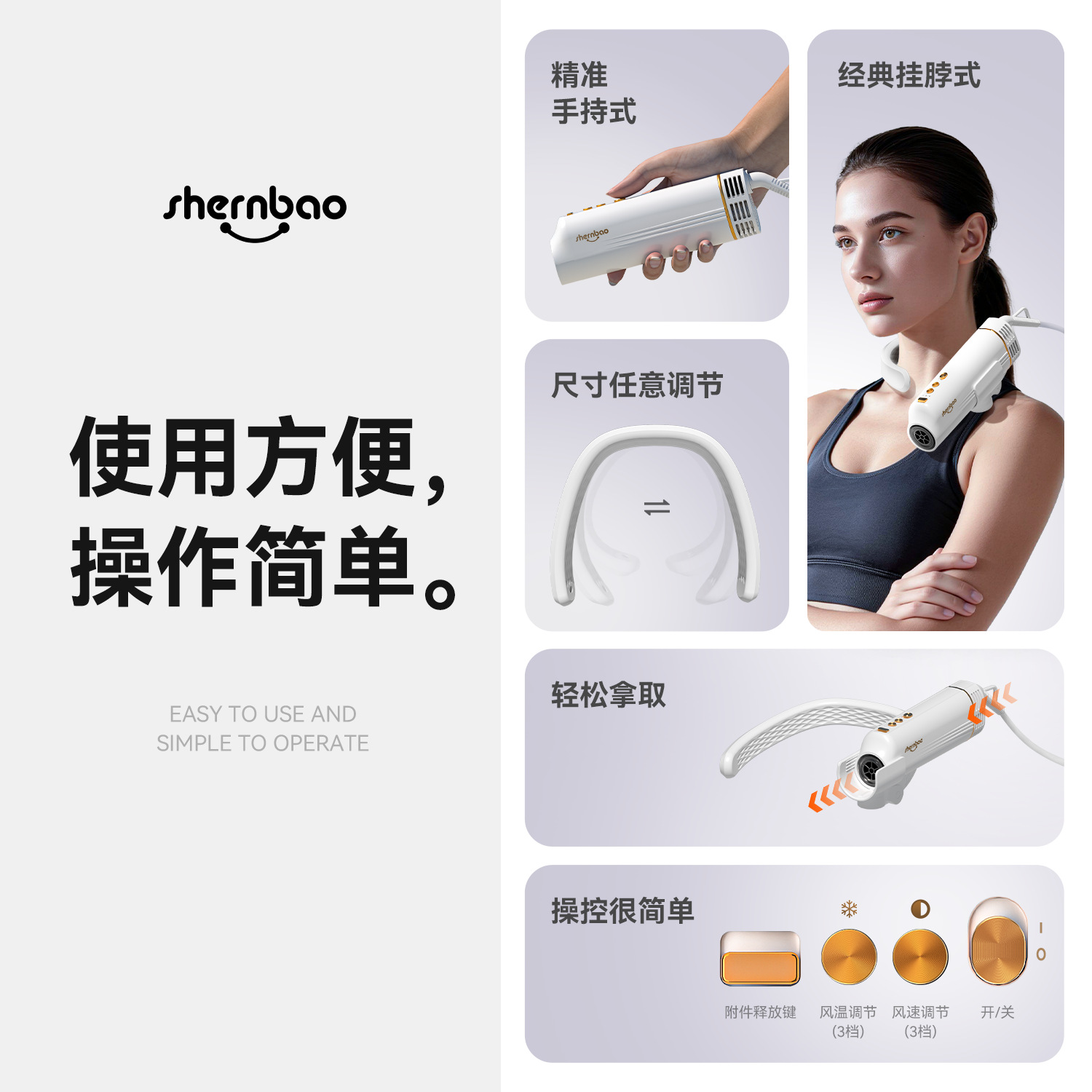 Neck Hanging Pet Hair Dryer Ne - Hot Dog Press recension och pris